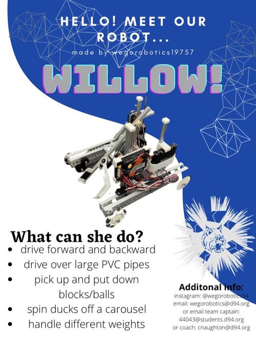 WeGo Robotics Robot, Willow